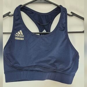 Adidas Blue Sports Bra Performance Intimates